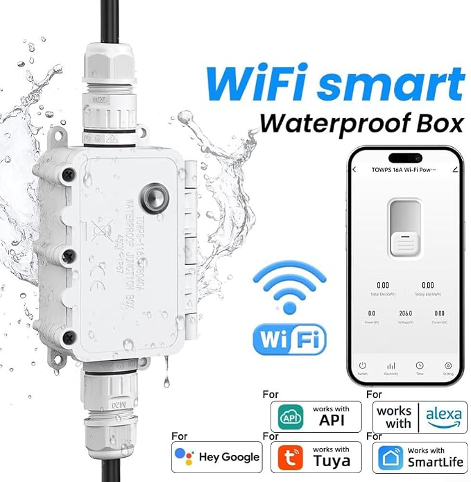 16A Outdoor Waterproof Control Pool Filters Garden Pumps - Image 2
