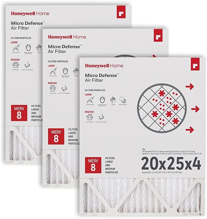 Honeywell Home RTH9600WF Smart Color Thermostat + Honeywell Home 20x25x4 MERV 8 - Image 6