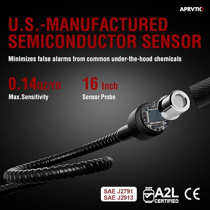 HVAC Refrigerant Leak Detector, Aprvtio ALD-200 PRO Rechargeable Freon Leak - Image 2