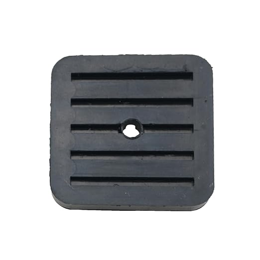 TAODAN 4PCS Square Rubber Anti Vibration Pads 71x71x10mm Air Conditioning - Image 3
