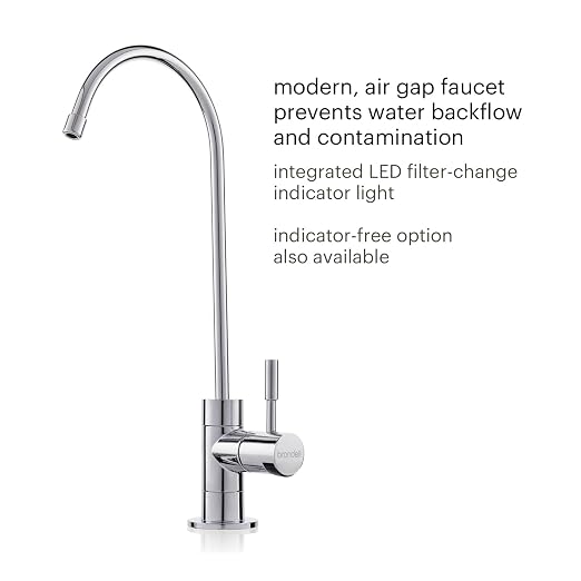 Brondell Capella Reverse Osmosis System, Under Sink, Designer Chrome Faucet - Image 5