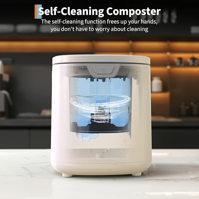 3.5L Electric Composter Countertop, 3 Modes Kitchen Smart Compost Bin - Image 4