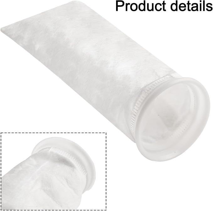 Filter Bag PP Non-Woven for Treatment, 25µm 50µm 100µm 150µm, Reusable Thermal - Image 3