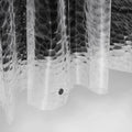 Ga-Geetopia Extra Long - 3D EVA Shower Curtain Liner Water Cube, 72x80 Inch Light Weight Plastic Bathroom Shower Curtain with Rustproof Metal Grommets and 3 Magnets for Shower Stall, Bathtubs
