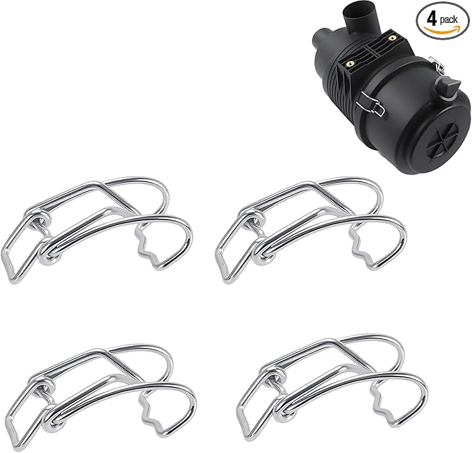 4 Pcs P538928 Air Cleaner End Cap Metal Clip Compatible by Unknown