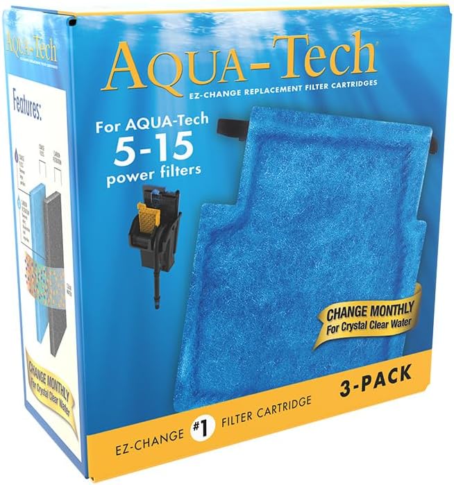 Aqua-Tech EZ-Change No.1 3-Pack Aquarium Filter Cartridge - Image 4