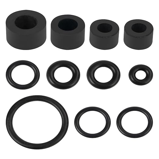 Fuel Bowl Seal Kit Fuel Filter Bowl Drain Valve Housing O Ring Seal Kit by Dexepe