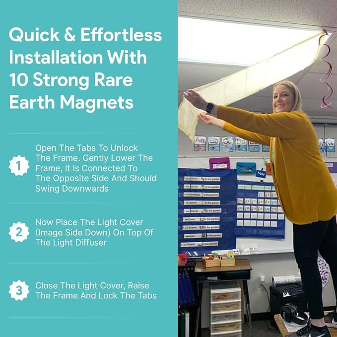 Fluorescent Light Covers for Ceiling Lights - Image 8