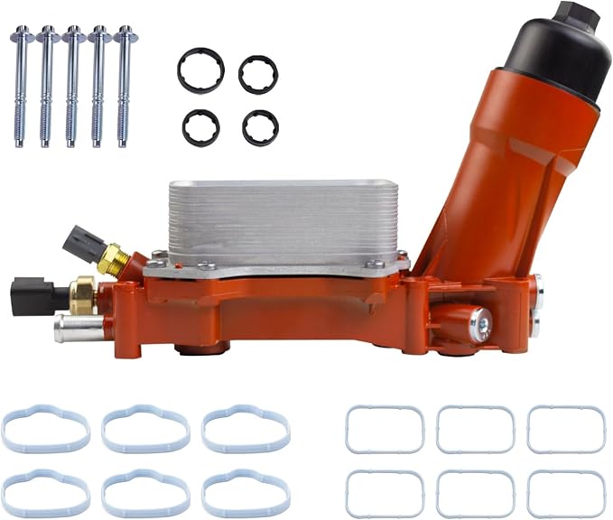 926-959 Aluminum Engine Oil Filter Housing Oil Cooler Kit by Unknown