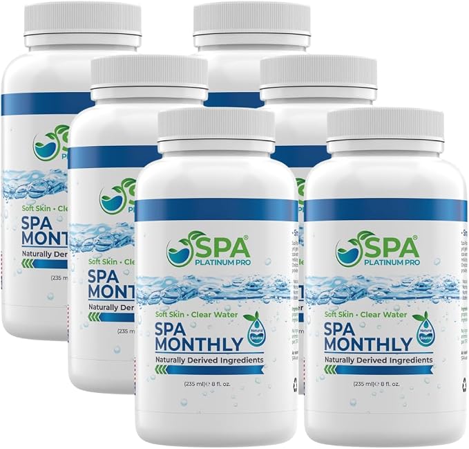 Spa Platinum Pro Natural Hot Tub Treatment – Fast Acting Cloudy Water Solution by SpaPlatinumPro