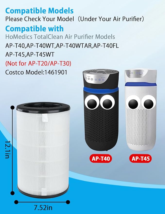 AP-T40FL AP-T45 Replacement Filter Compatible - Image 4