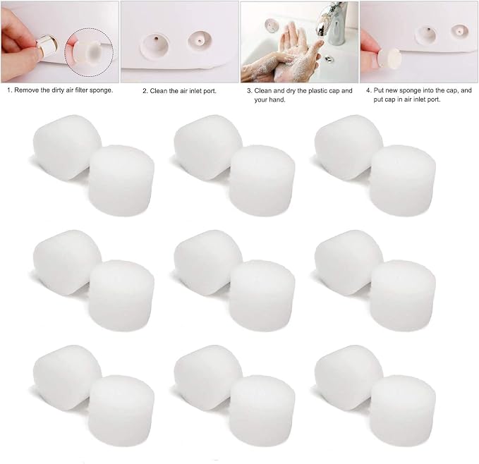 HXHLYH Air filter Sponge, 30 Pieces of Replacement Compressor System - Image 4