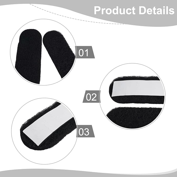 Ceiling Fan Filter Pads For Blades, 10‑Pack Activated Coconut Shell Carbon - Image 4