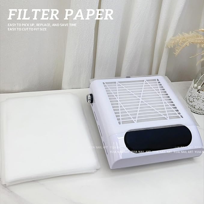 100pcs Nail Dust Collector Filters Nail Dust Suction Collector Filters Nail Art - Image 3