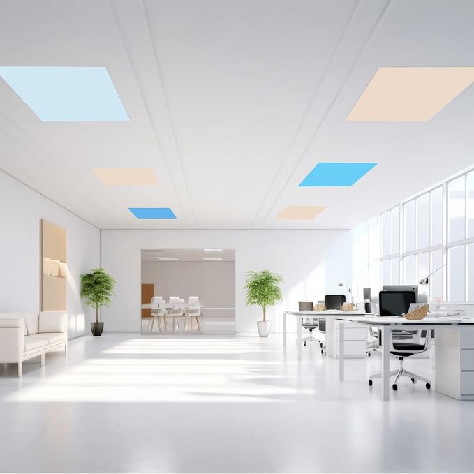 Outus 4 Pcs Fluorescent Light Cover Classroom Lighting Cover - Image 4