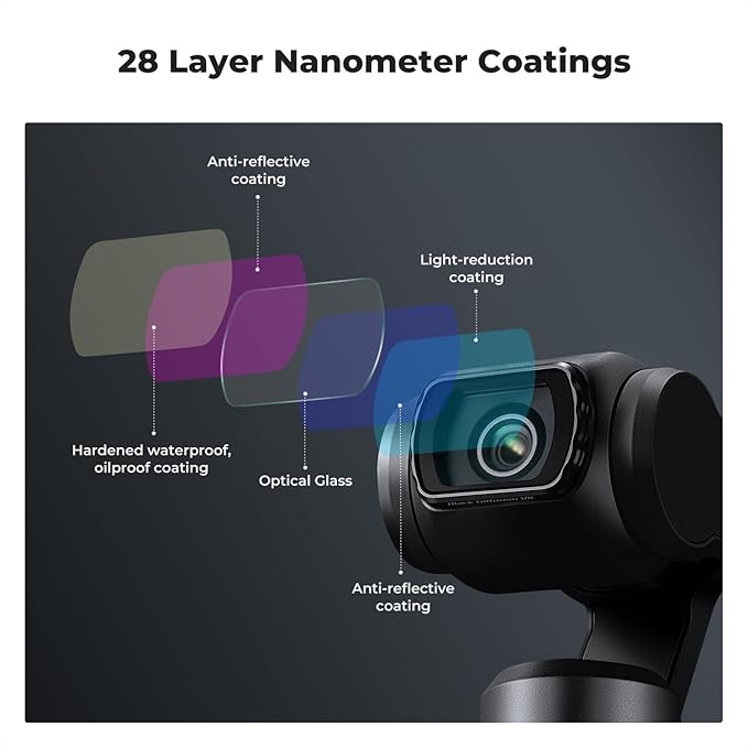 K&F CONCEPT ND, Effect Filter for DJI Osmo Pocket 3, Light Pullution Reduction - Image 5