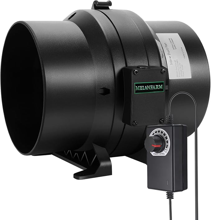6" 260 CFM Inline Duct Fan by MELONFARM