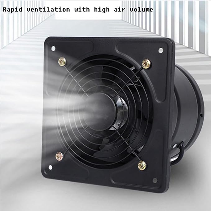 8 inch, High Speed Explosion-Proof Garage Ventilation Fan 6-10 Inch 220V Low - Image 2