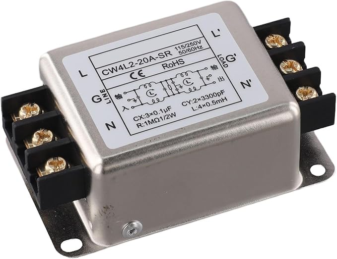 Single-Phase Two-Stage Power Supply Filter by Unknown