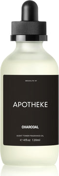 Apotheke Scent Tower Aromatherapy Diffuser Fragrance Refill, Charcoal (120 ml) - Long-Lasting Perfume-Grade Essential Oil for Clean & Fresh Home, Office, Hotel & Large Rooms