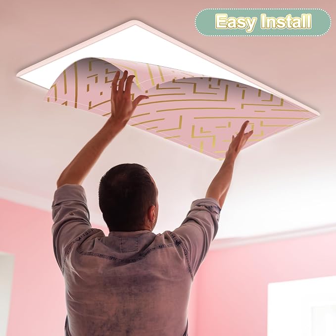4Pcs Fluorescent Light Covers for Classroom Ceiling Lights, 4 x 2 Feet - Image 4
