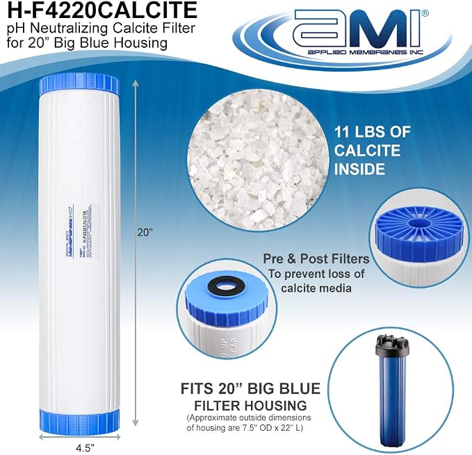 APPLIED MEMBRANES INC pH Neutralization Water Cartridge | Calcite Filter to - Image 2