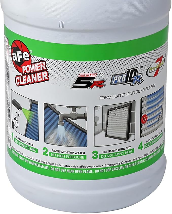 aFe Power Air Filter Cleaner: 1-Gal Bottle, Restores Oiled Engine Air Filter - Image 2