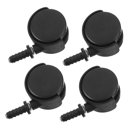 Balacoo 4pcs Silent Gliding Swivel Caster Wheels by balacoo