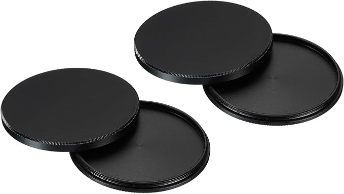 PATIKIL 55mm Lens Cap, 2 Pack Camera Lens Cap Cover Universal Front Metal Lens by PATIKIL