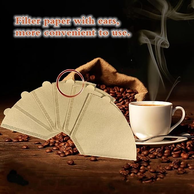 Coffee Filter #4, Cone Coffee Filter 8-12 Cups, Disposable Coffee Filters Paper - Image 5