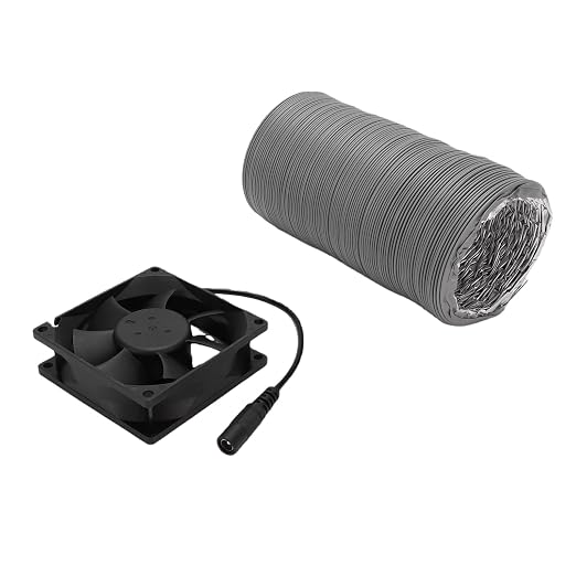 Vikye Adjustable Efficient Ventilation Kit Powerful Exhaust Fan Filter - Image 2