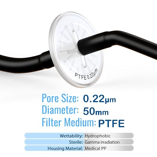 Air Venting Filter Sterile PTFE Hydrophobic Filter Disc 50mm 0.22μm - Image 2
