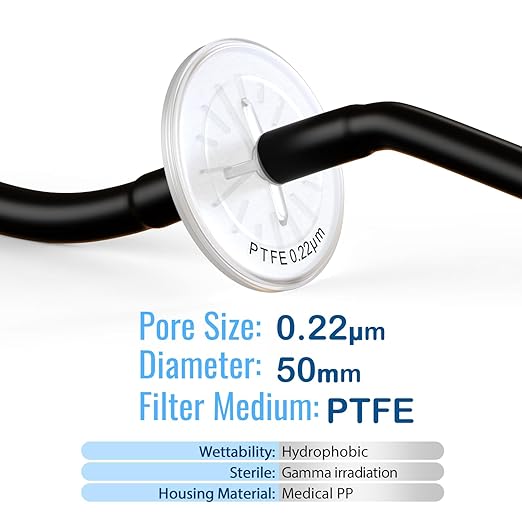 Air Venting Filter Sterile PTFE Hydrophobic Filter Disc 50mm 0.22μm - Image 2