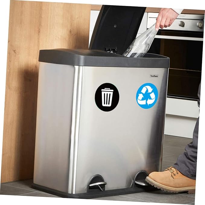 DECHOUS Reminding Waste Sorting Habits 6 Adhesive PVC Stickers - Image 5