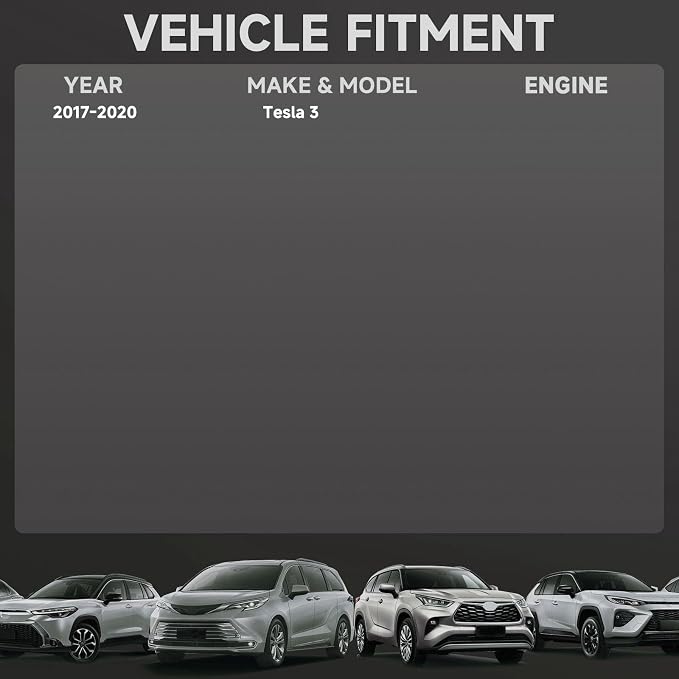 UIU Cabin Air Filter with Activated Carbon Compatible with 2017-2020 Tesla 3 - Image 2