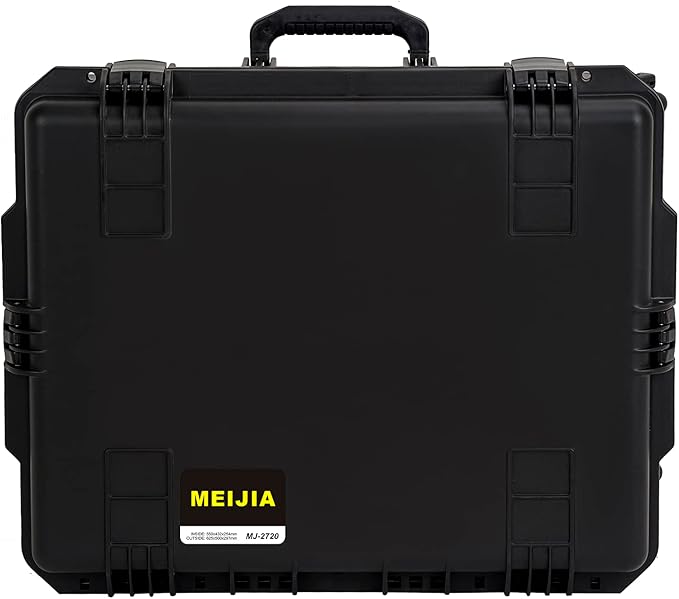 MEIJIA Portable All Weather Premium Rolling Wheels Waterproof Hard Compact - Image 8