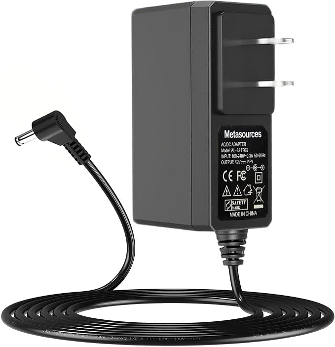 12V Adapter for Clorox 11020 11021 Air Purifier Appliances Filter Cleaner | by Metasources