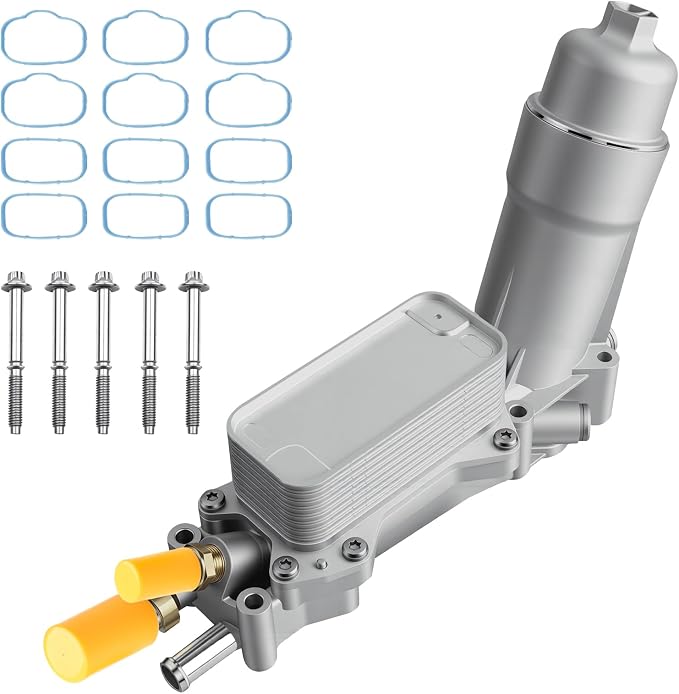 Full Aluminum Engine Oil Cooler 3.6 Oil Filter Housing Compatible by BZSSY