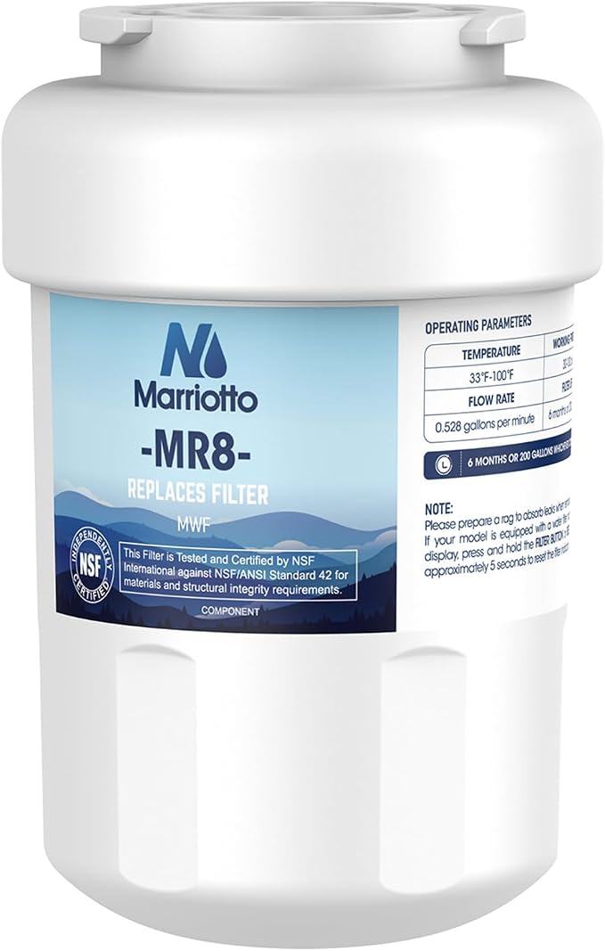 MARRIOTTO Smart Water Filters for Refrigerators NSF 42 Certified Cartridges by MARRIOTTO