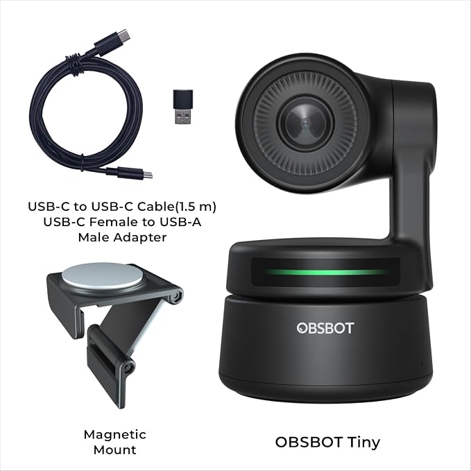 OBSBOT Tiny 1080P PTZ Webcam - Image 8