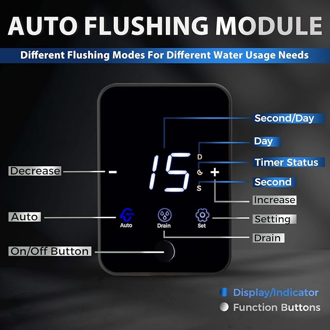 iSpring WSP500ARJ-BP, NSF Certified, Whole House Spin-Down Sediment Water Filter - Image 6
