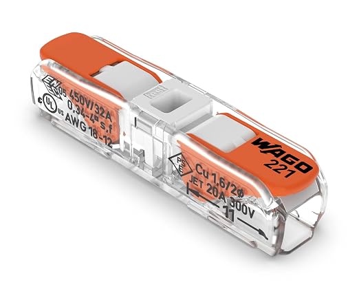 221-2401 | WAGO Lever-Nuts® Inline Splicing Connector | by WAGO
