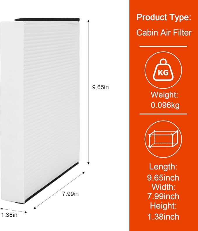 Cabin Air Filter CV6Z-19N619-A Compatible - Image 3