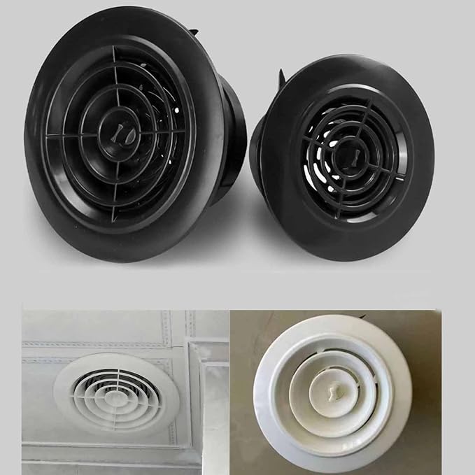 ABC Fresh Air System Exhaust Mask, PVC Duct Outlet Cover, - Image 8