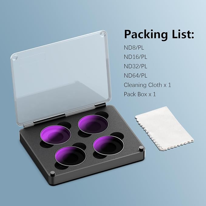 AMAZEAR ND/PL Filters Set for Insta360 GO Ultra Accessories, Insta 360 Go-Ultra - Image 8