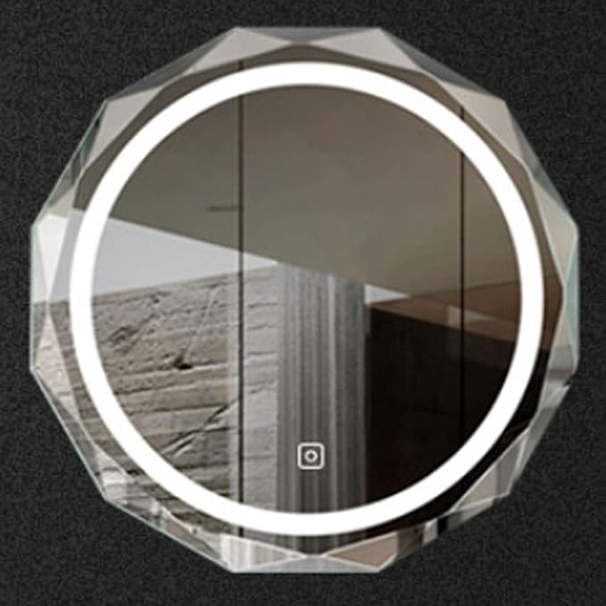 LED Bathroom Mirror with Lights and Demister Pad Wall Mounted Touch Sensor - Image 6