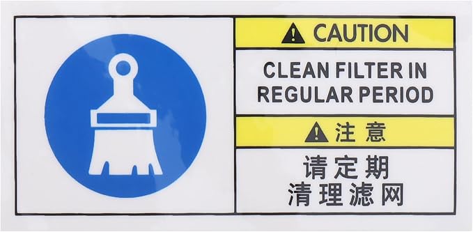 Filter and Reminder for Cleaning Equipment in Label Industrial by Unknown