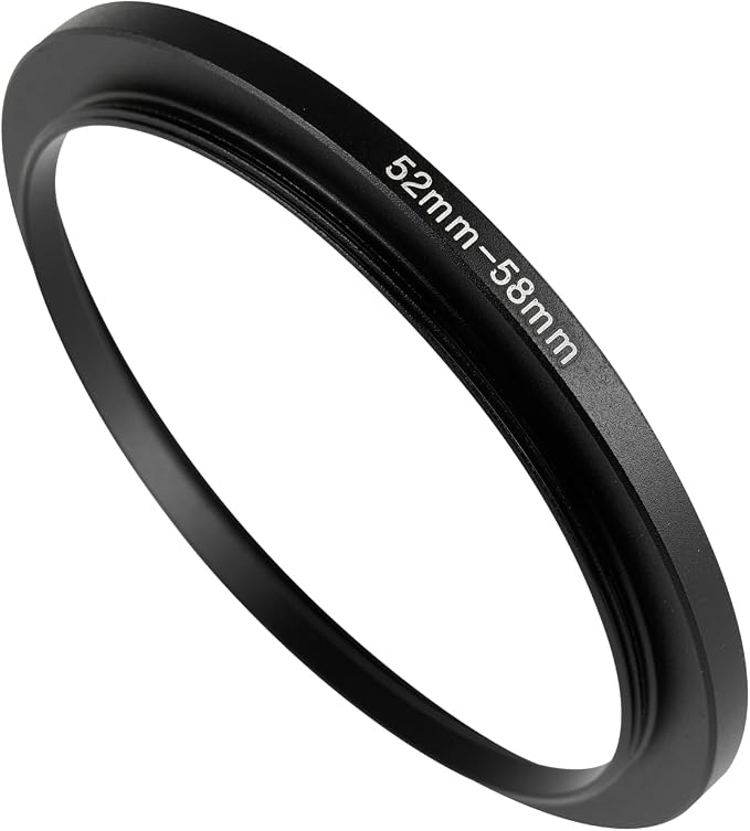 52-58mm Metal Step-Up/Down Ring Adapter Compatible by Unknown