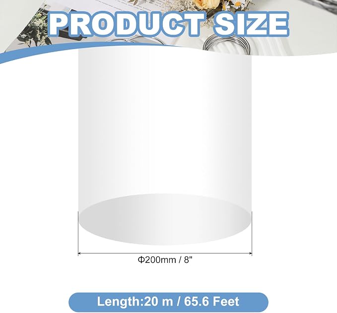 PATIKIL Air Conditioner Blowing Bag 8" x 66 Ft, Flexible Air Ducting Extended - Image 2