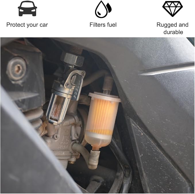 2 PCS Gas Inline Fuel Filters - Image 4